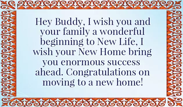 New House Congratulations Message New House Congratulations Message