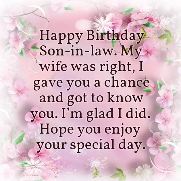 Birthday Wishes For Damad