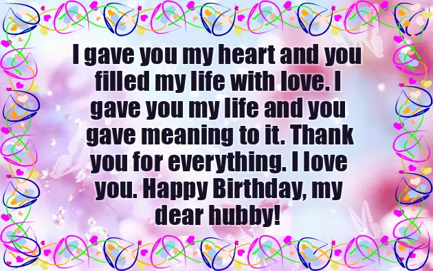 Birthday Wishing For Husband Birthday Wishing For Husband