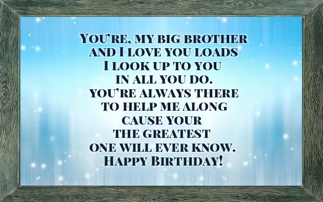 Happy Birthday Older Brother Funny