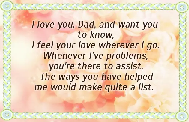 Poem For Father Poem For Father