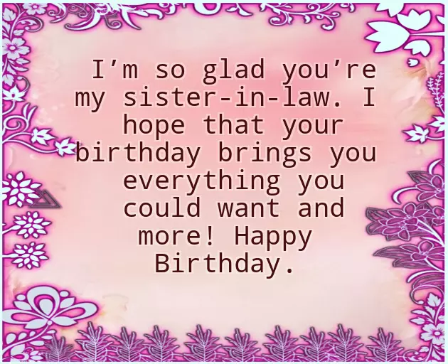 Birthday Wishes To A Brother Wife Birthday Wishes To A Brother Wife