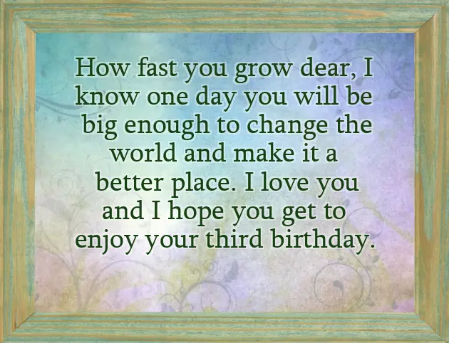 Birthday Quotes 3 Years Old Girl Birthday Quotes 3 Years Old Girl