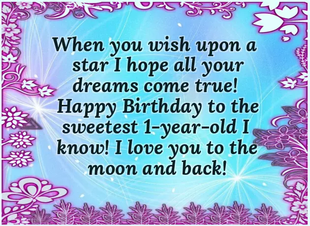 Birthday Wishes For A One Year Old Niece Birthday Wishes For A One Year Old Niece