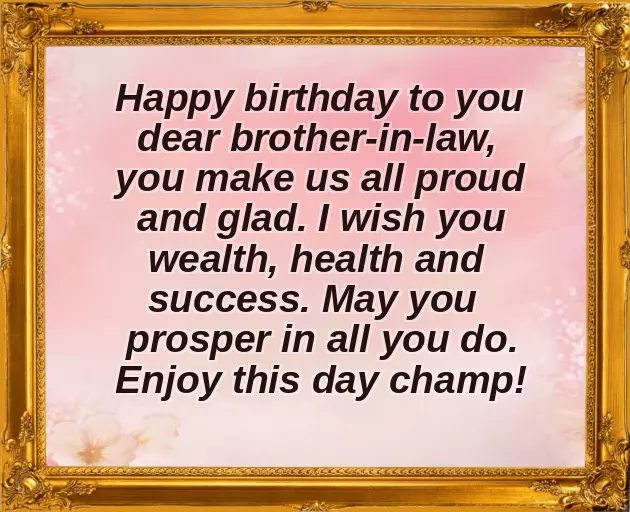 Birthday Wishes For Brother In Law In English Birthday Wishes For Brother In Law In English