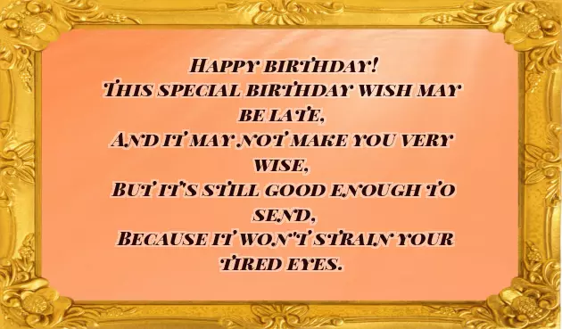 Short Birthday Poems For Friends