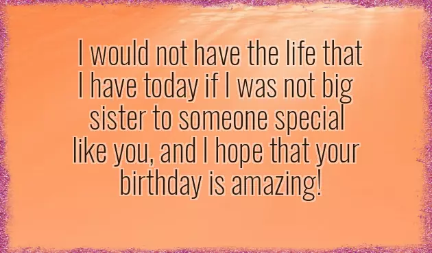 Sis Bday Quotes