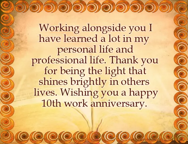 Congratulations On 25 Year Work Anniversary