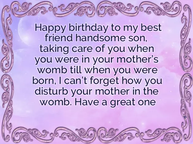 Birthday Wishes For Friend Son
