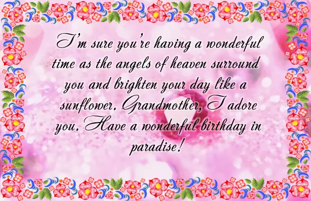 Happy Birthday Grandma Prayer Happy Birthday Grandma Prayer