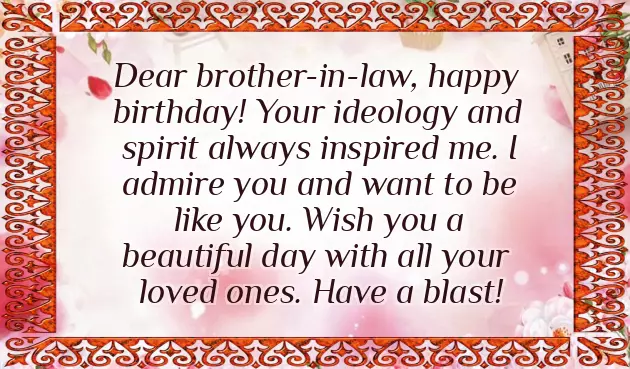 Wishes For Birthday For Brother In Law