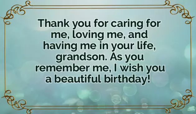 Happy Birthday To My Amazing Grandson