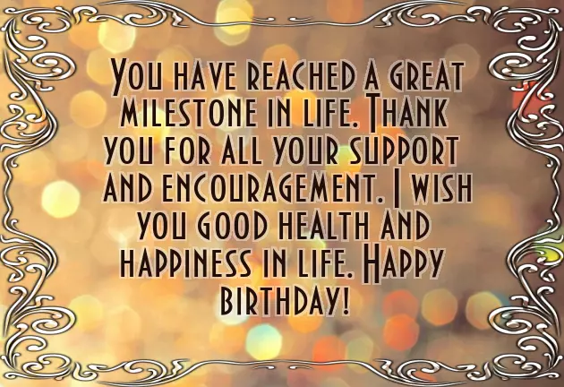 Birthday Wish For Older Woman