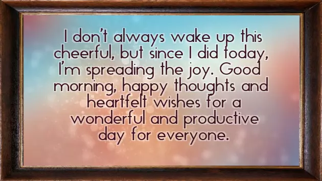 Morning Message To A Friend