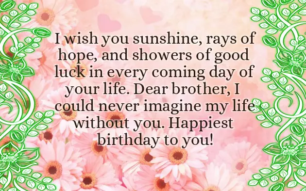 Happy Birthday To My Older Brother Happy Birthday To My Older Brother