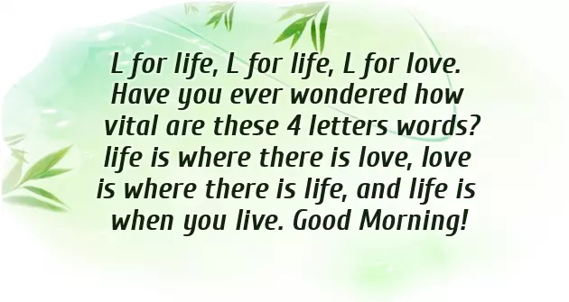 Wish You A Very Good Morning