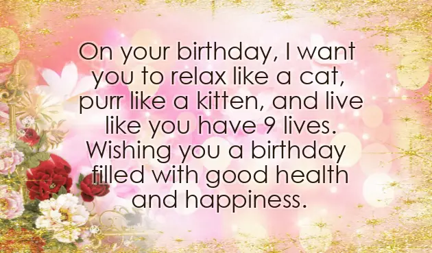 Funny Cat Birthday Wishes Funny Cat Birthday Wishes
