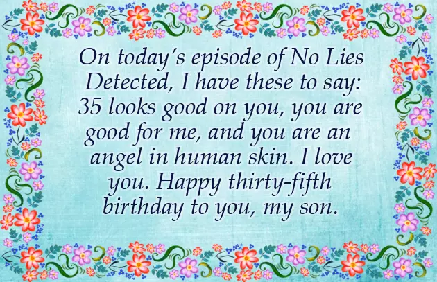 Happy 35Th Birthday Son Happy 35Th Birthday Son