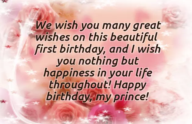 First Birthday Quotes For Baby Boy First Birthday Quotes For Baby Boy