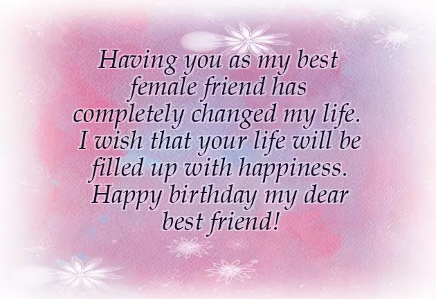 Birthday Wish Lady Friend Birthday Wish Lady Friend