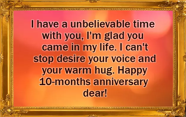 Happy 10Th Month Anniversary Happy 10Th Month Anniversary