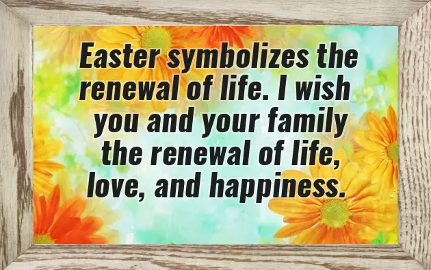 Easter Goodwill Message Easter Goodwill Message