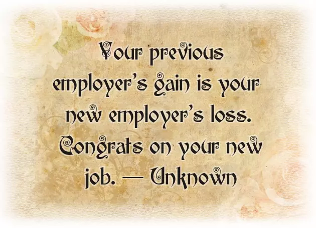 New Job Quotes Funny