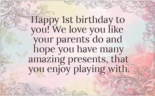 Happy Birthday Quotes For One Year Baby Happy Birthday Quotes For One Year Baby
