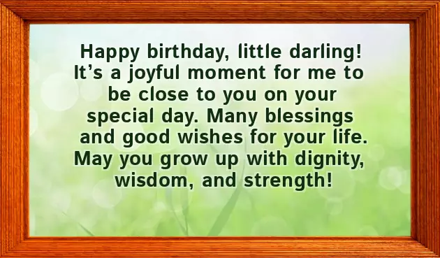 Birthday Wishes For Kid Daughter