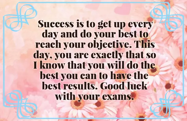 Good Luck Sms For Exam