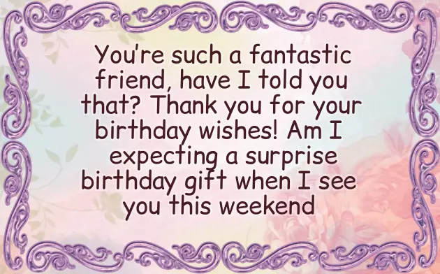 Thanks For Birthday Wishes Family