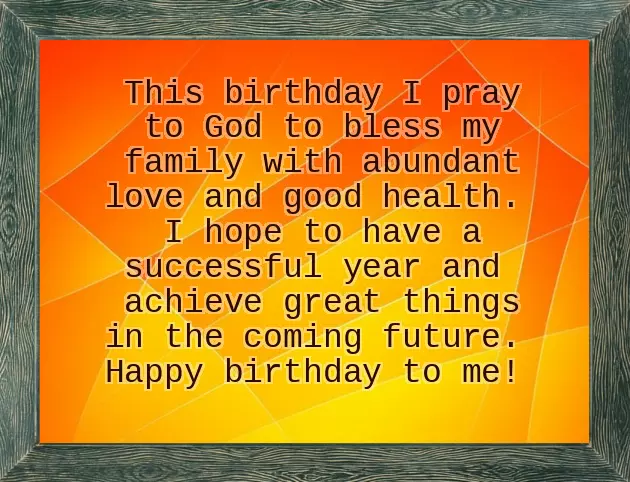 Wish Birthday For Myself Wish Birthday For Myself