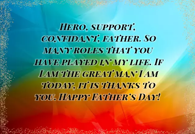 Happy Fathers Day Message For Stepdad