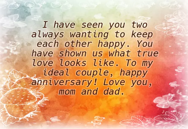 Wishes To Parents On Daughter Wishes To Parents On Daughter