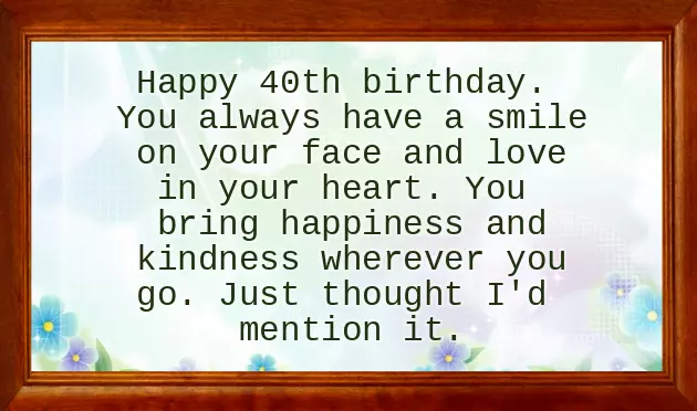 Happy 40Th Birthday Brother Happy 40Th Birthday Brother