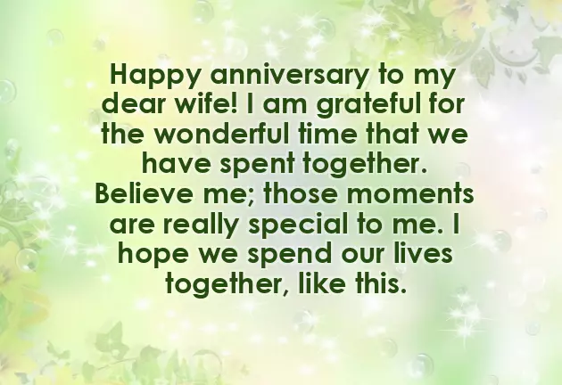 Wedding Anniversary Lines
