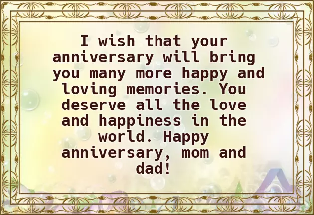 Parent Happy Anniversary Mom And Dad Parent Happy Anniversary Mom And Dad