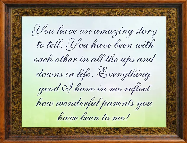 Anniversary Message Mom And Dad