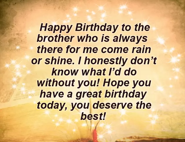 Best Brother Birthday Wishes In English Best Brother Birthday Wishes In English