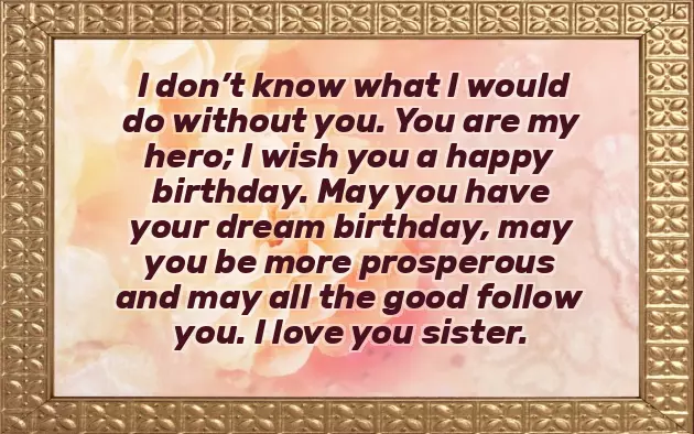 Birthday Greetings For Brother From Sister