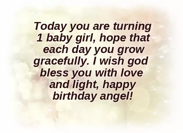 First Year Baby Girl Birthday Wishes First Year Baby Girl Birthday Wishes