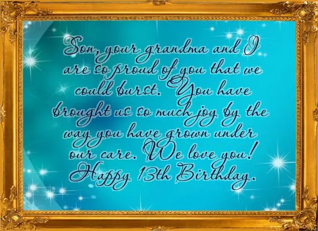 Happy 13Th Birthday To My Son Quotes Happy 13Th Birthday To My Son Quotes