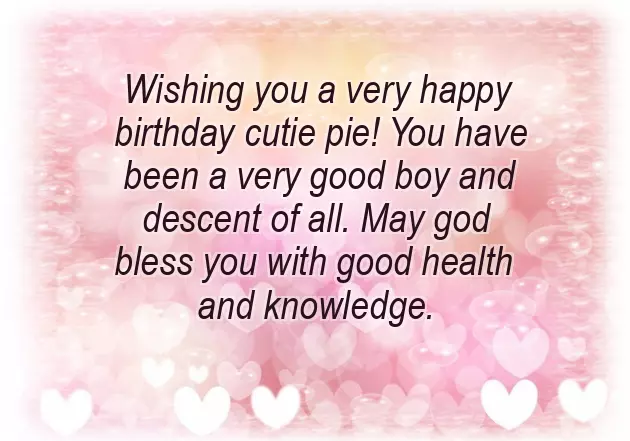 Cute Birthday Wishes For Little Boy Cute Birthday Wishes For Little Boy