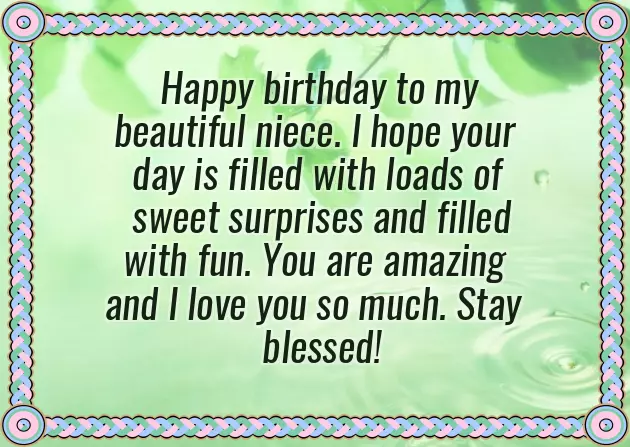 Happy Birthday For My Niece Quotes