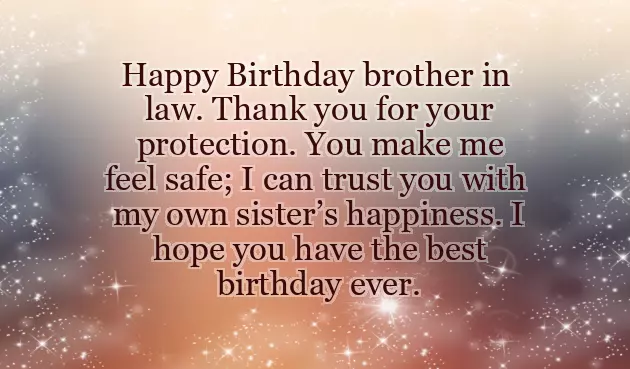 Wishes For Birthday Brother In Law