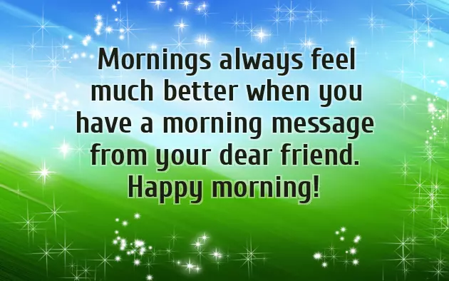 Special Morning Greetings Special Morning Greetings