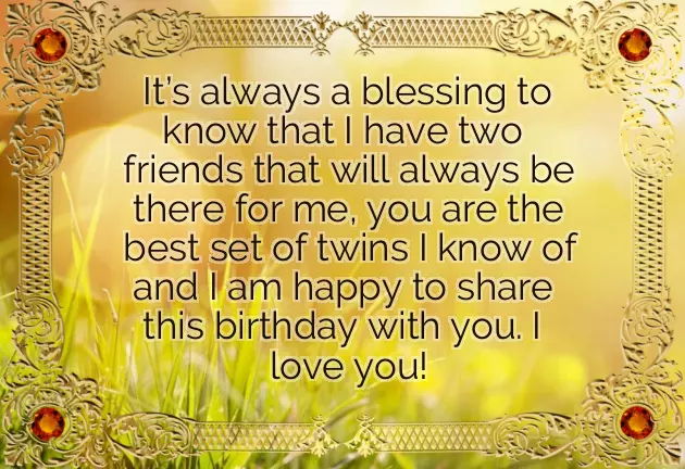 Birthday Wishes For Twins Boy And Girl From Parents Birthday Wishes For Twins Boy And Girl From Parents