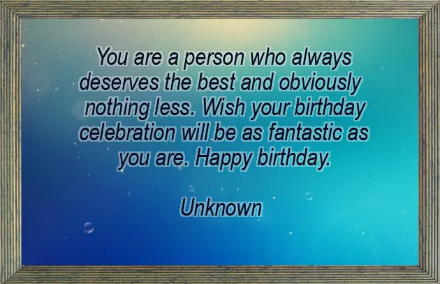 Quotes For Simple Birthday Celebration