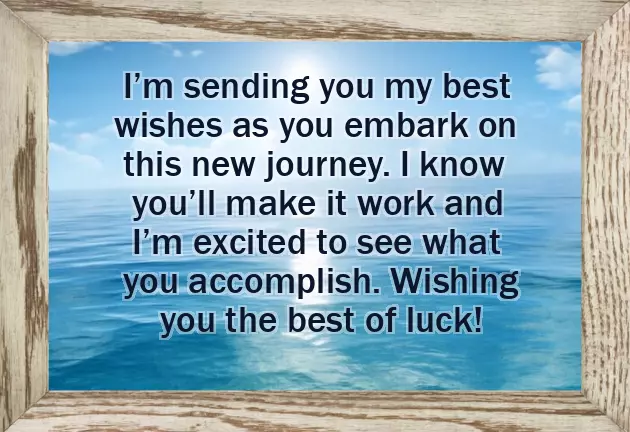 Best Wishes For New Journey Best Wishes For New Journey
