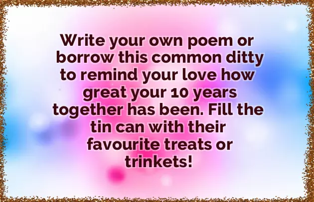 10Th Anniversary Gift Ideas 10Th Anniversary Gift Ideas